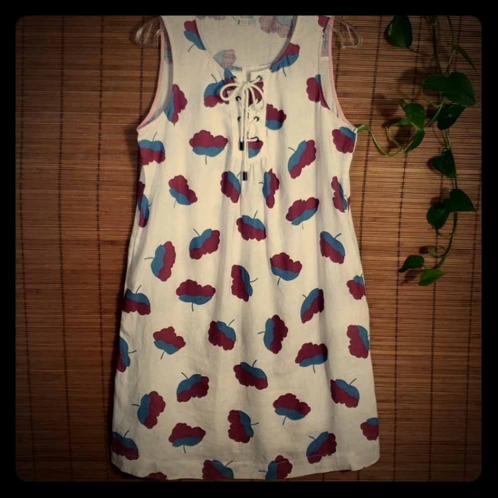 Boden 100% linen Tunic cover up. 8L